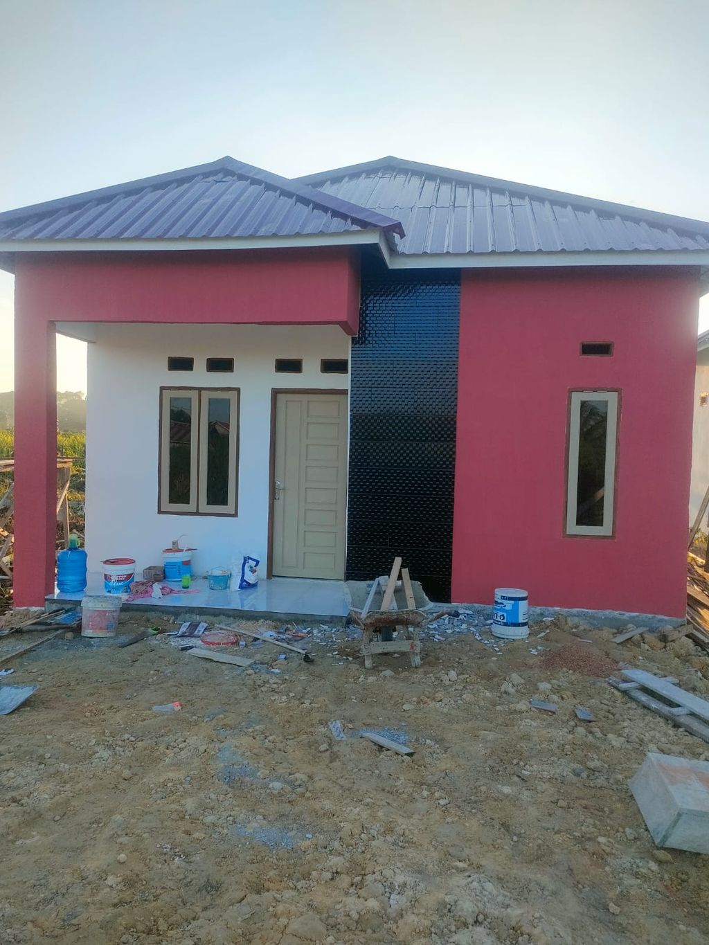 foto tampak rumah tipe 36 perumahan NAJWA MANDIRI RESIDENCE