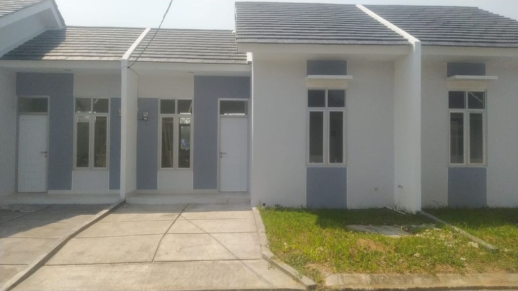 foto tampak rumah tipe 30/91 perumahan TANGERANG KENCANA RESIDENCE