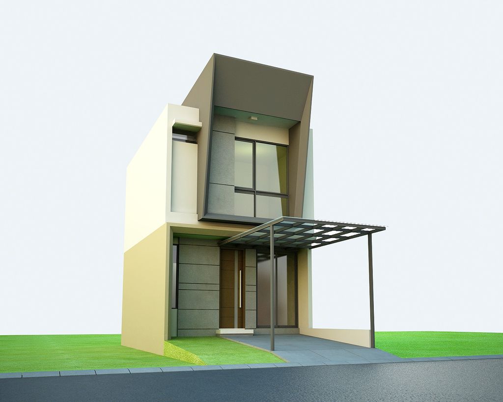 foto tampak rumah tipe BERLYN perumahan PERUM GREENLAND TAHAP 2