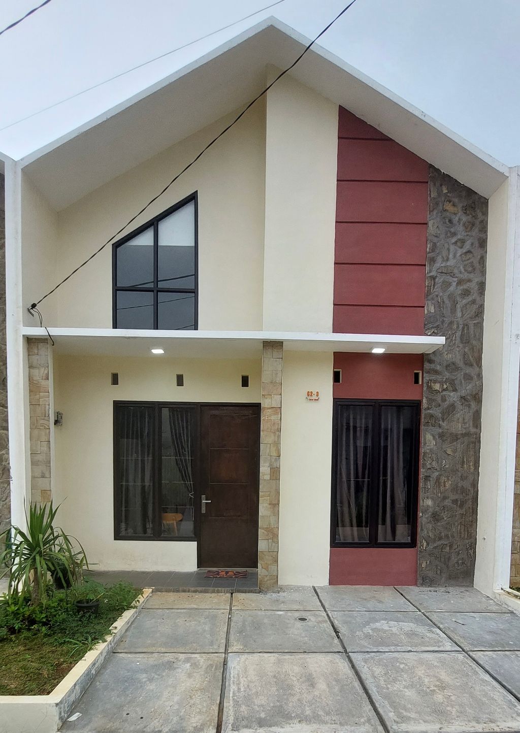 foto tampak rumah tipe C3-10 perumahan BALI PARADISE (CLUSTER TABANAN)