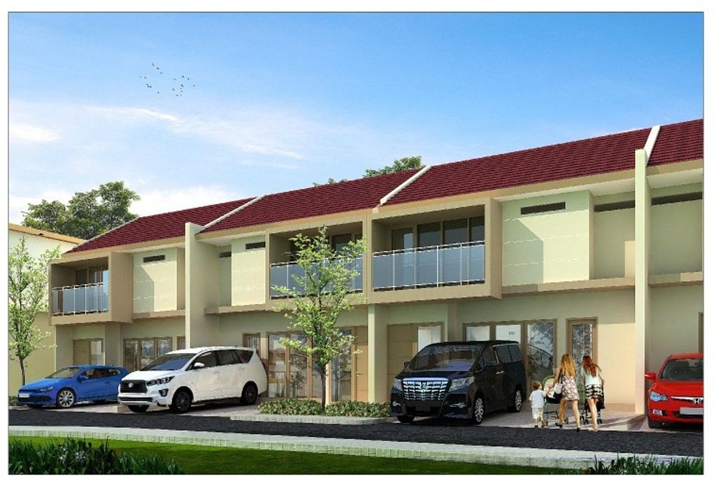 foto tampak rumah tipe VEGA perumahan VICTORIASPRING