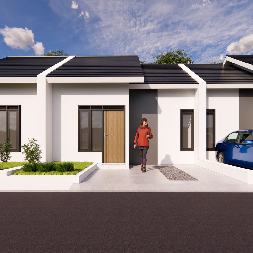 foto tampak rumah tipe 36/66 perumahan Bukit Cikubang Asri Tahap 2