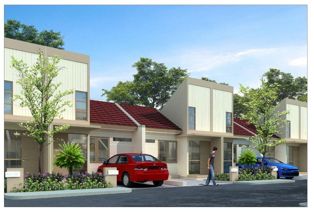 foto tampak rumah tipe VAANYA perumahan VICTORIASPRING