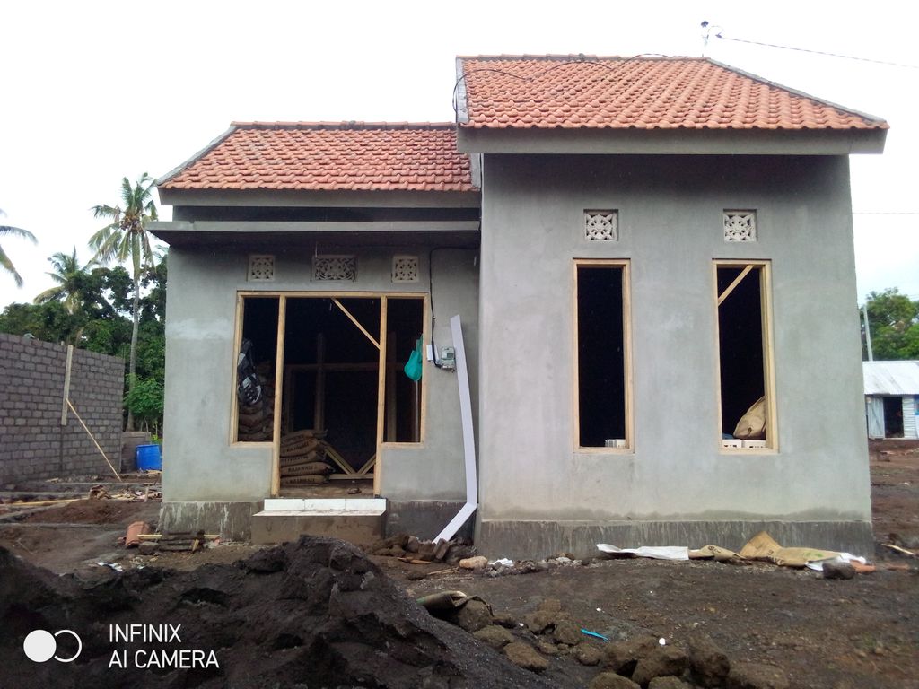 foto tampak rumah tipe 30/60 perumahan Puri Dolpin 99 Kalibubuk