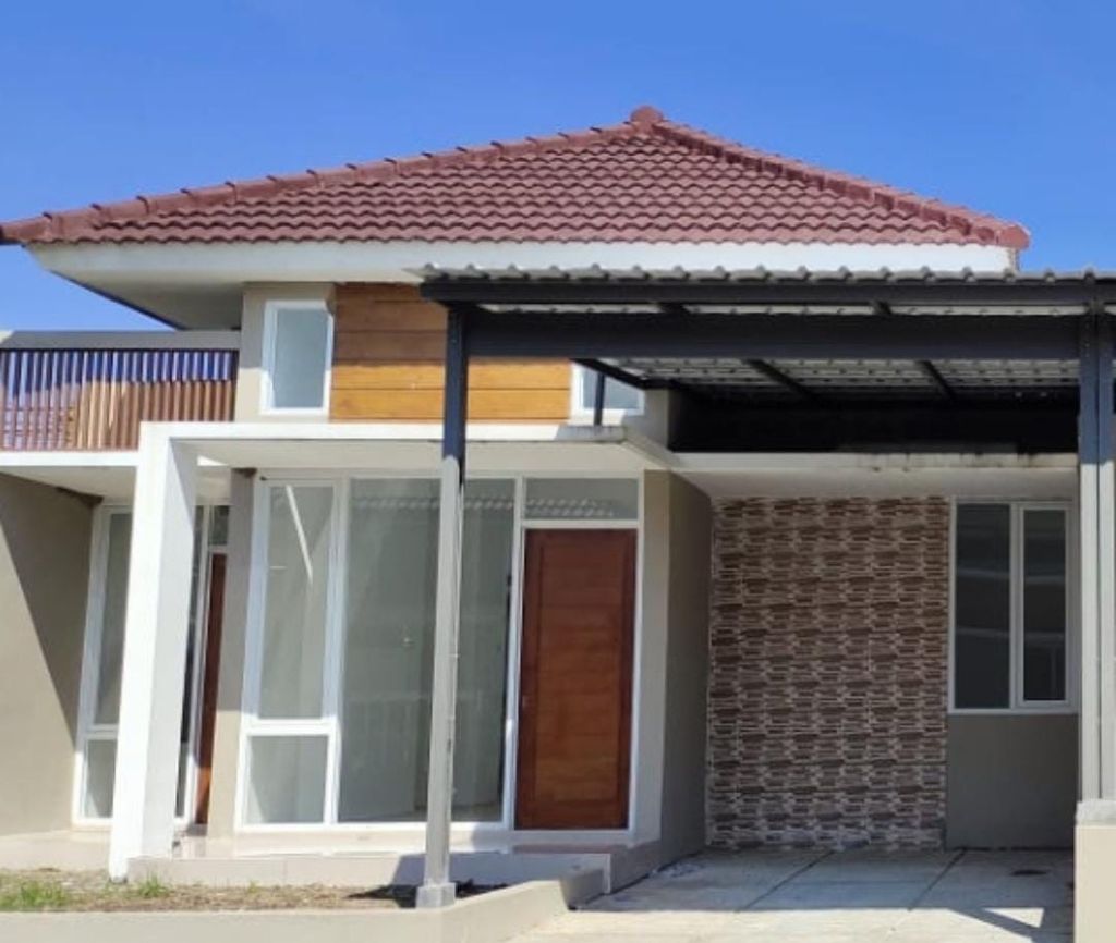 foto tampak rumah tipe 63 perumahan PERMATA INTAN REGENCY