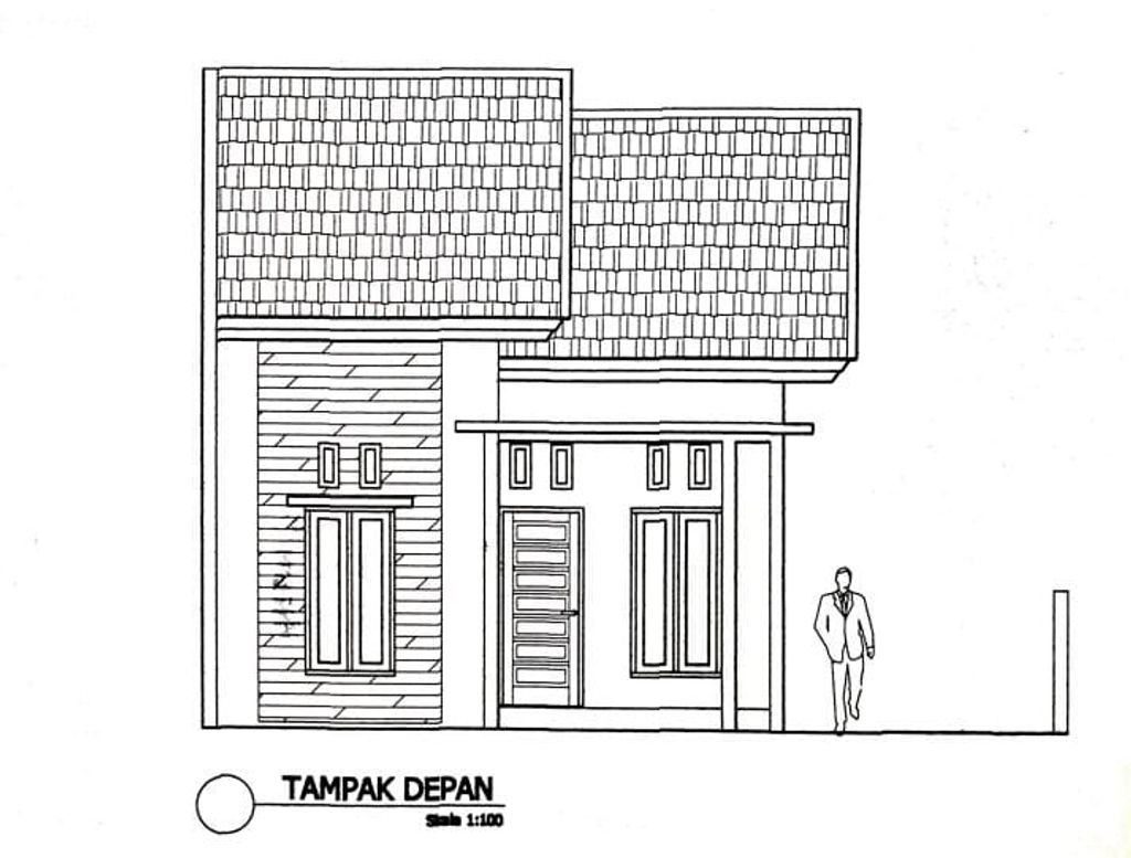 foto tampak rumah tipe 36 perumahan AZ ZAHRA RESIDENCE 2