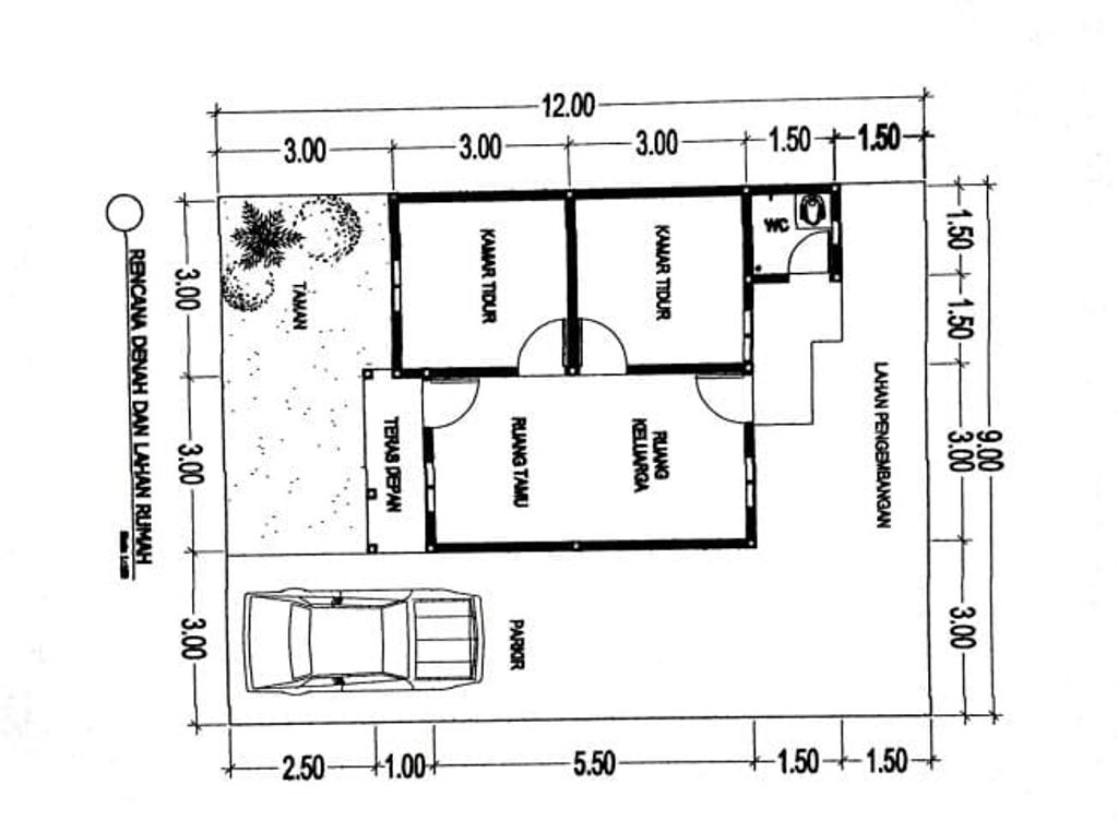 foto denah rumah tipe 36 perumahan AZ ZAHRA RESIDENCE 2