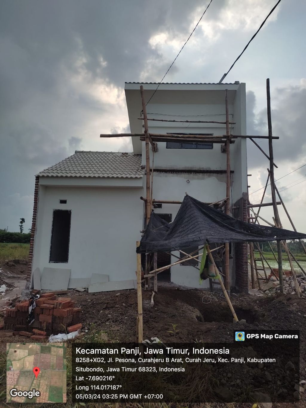 foto tampak rumah tipe 36 perumahan PESONA NAYARA