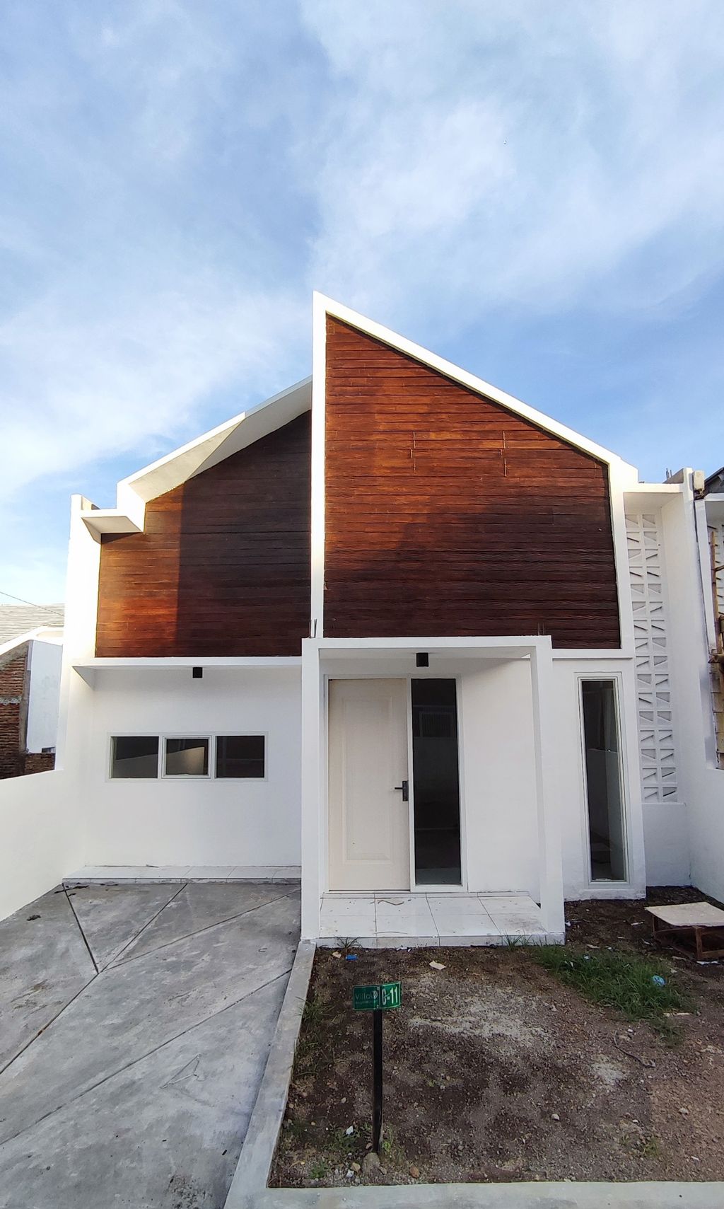 foto tampak rumah tipe 45 NEW perumahan Villa Bougenville Indah 2