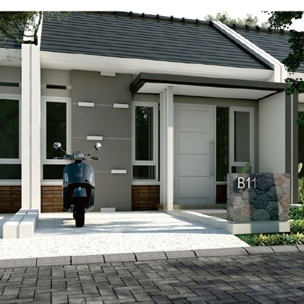 foto tampak rumah tipe 40-70 perumahan PERUMAHAN PANORAMA GARDEN