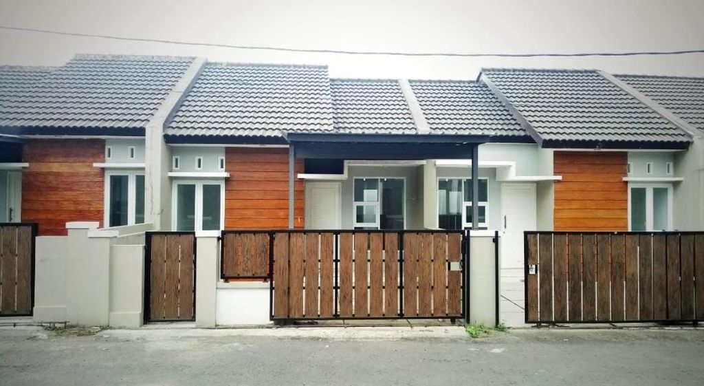 foto tampak rumah tipe 48 perumahan PERMATA INTAN REGENCY