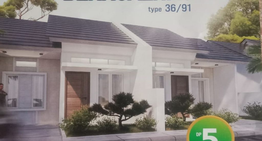 foto tampak rumah tipe 36/91 perumahan AYUB RESIDENCE