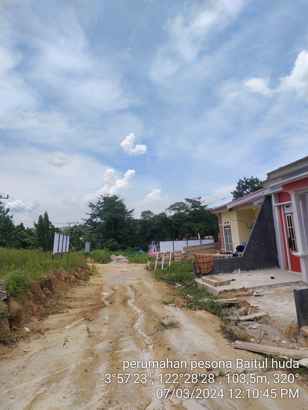 foto posisi tengah perumahan PESONA BAITUL HUDA