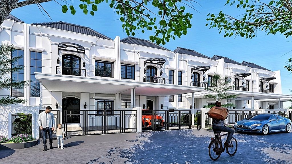 foto tampak rumah tipe 115 perumahan PERMATA INTAN REGENCY