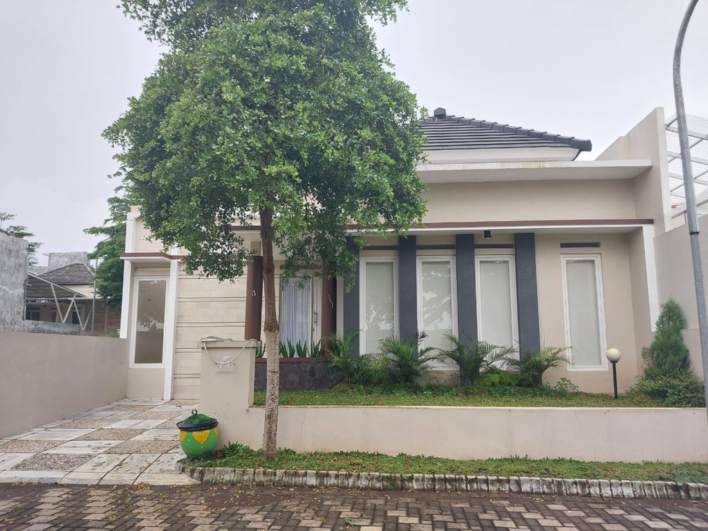 foto tampak rumah tipe AMARYLLIS 45 perumahan BUKIT INDAH PERMAI