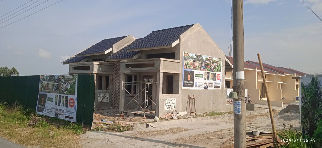 foto gerbang perumahan Basmallah Residence