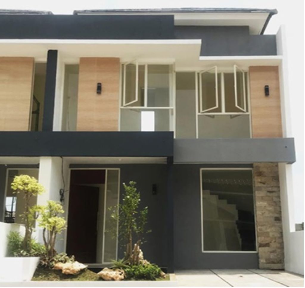 foto tampak rumah tipe 50/94 perumahan PERUM GREEN LAKE NATURAL LIVING