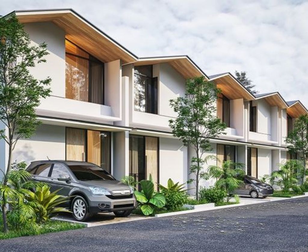 foto tampak rumah tipe 1A - Garden Villa perumahan WATERFRONT ESTATE