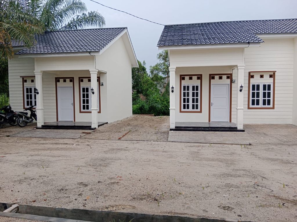 foto tampak rumah tipe 36 perumahan Puri Permata Hijau 2 Tahap 5