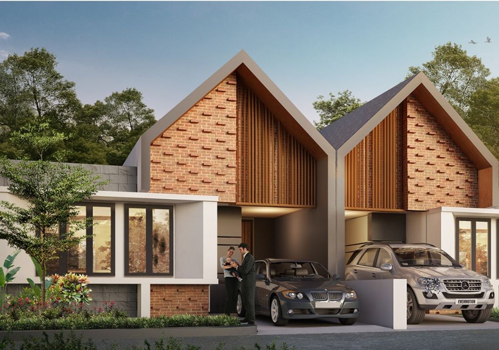 foto tampak rumah tipe T. 62 / 96 perumahan Perum AUSTINVILLE Tahap II