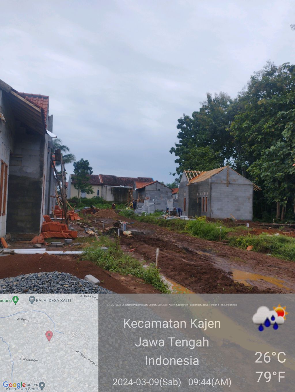 foto posisi tengah perumahan ST@IN RESIDENCE SALIT 2