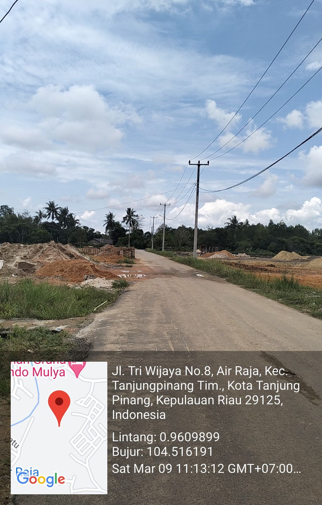 foto posisi tengah perumahan Perumahan Mentari Village