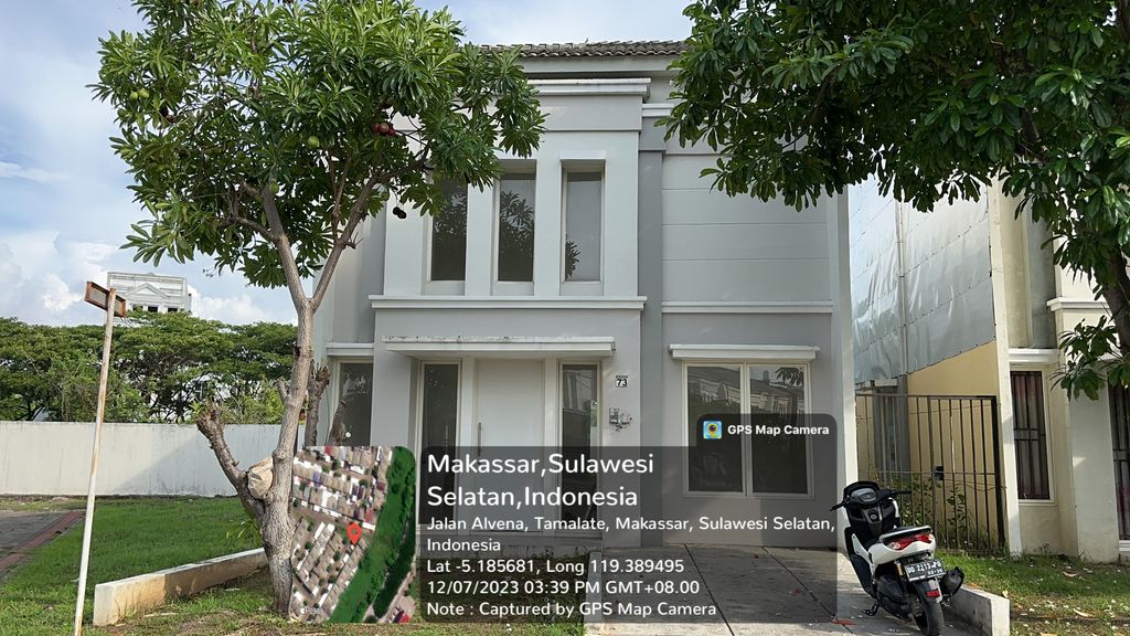 foto tampak rumah tipe 68 perumahan BLOSSOM