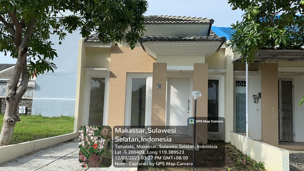 foto tampak rumah tipe 48 perumahan PRIMROSE