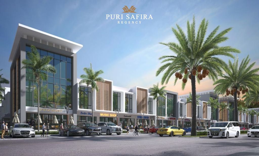 foto tampak rumah tipe RUKO perumahan PURI SAFIRA REGENCY