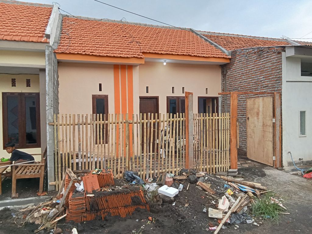 foto tampak rumah tipe subsidi 36 perumahan Green Madani 3