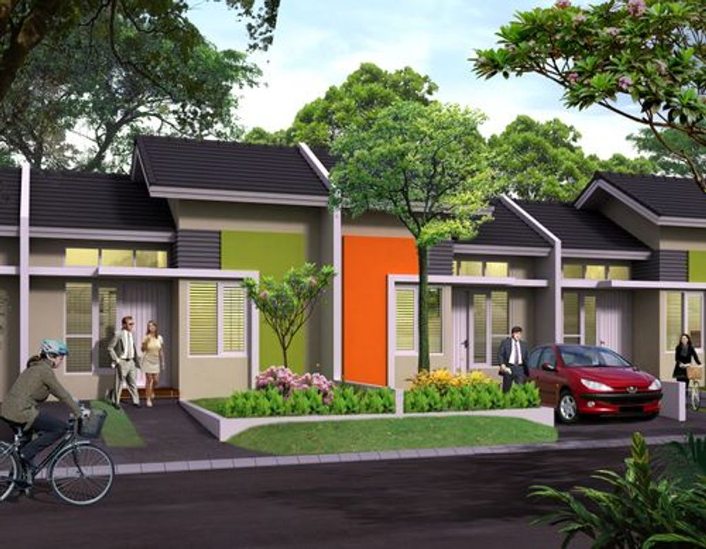 foto tampak rumah tipe SB 29/128 perumahan Harvest City