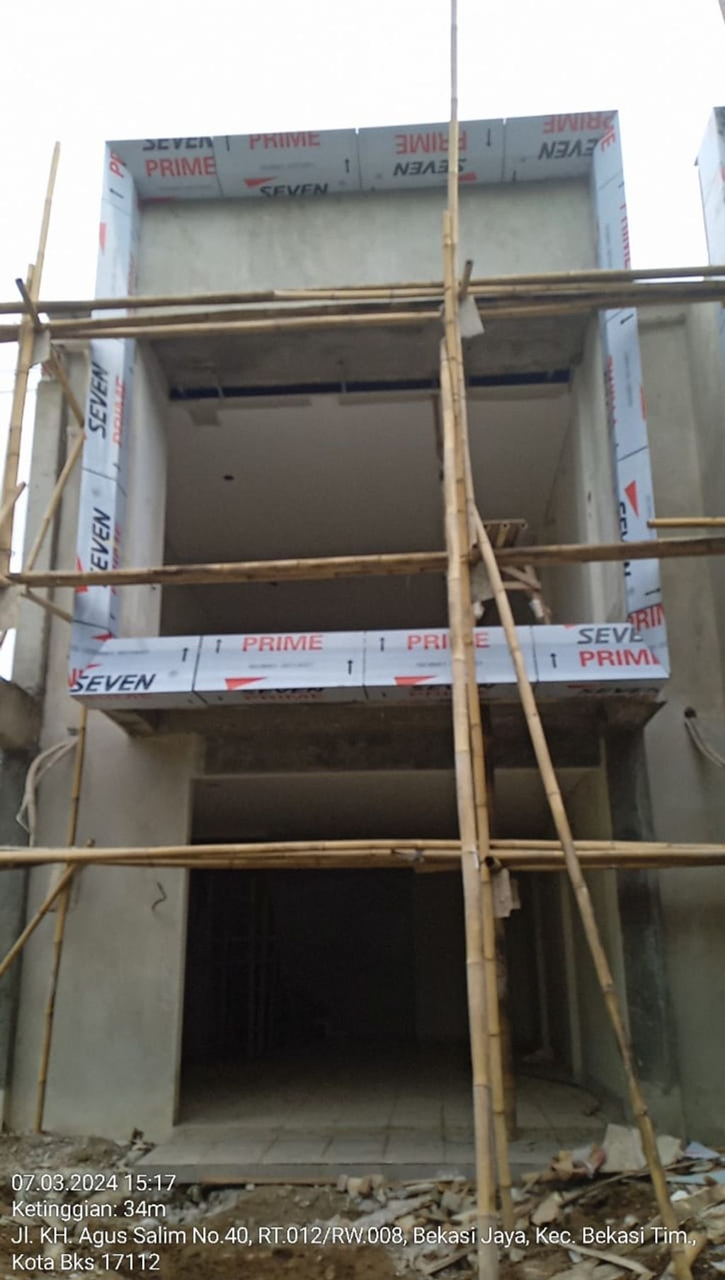foto tampak rumah tipe Kavling perumahan Grand Surya Estate 2