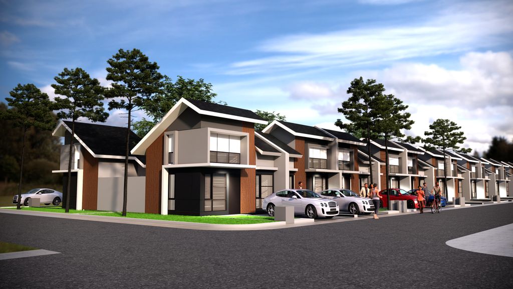 foto tampak rumah tipe SI 37/107 perumahan Harvest City