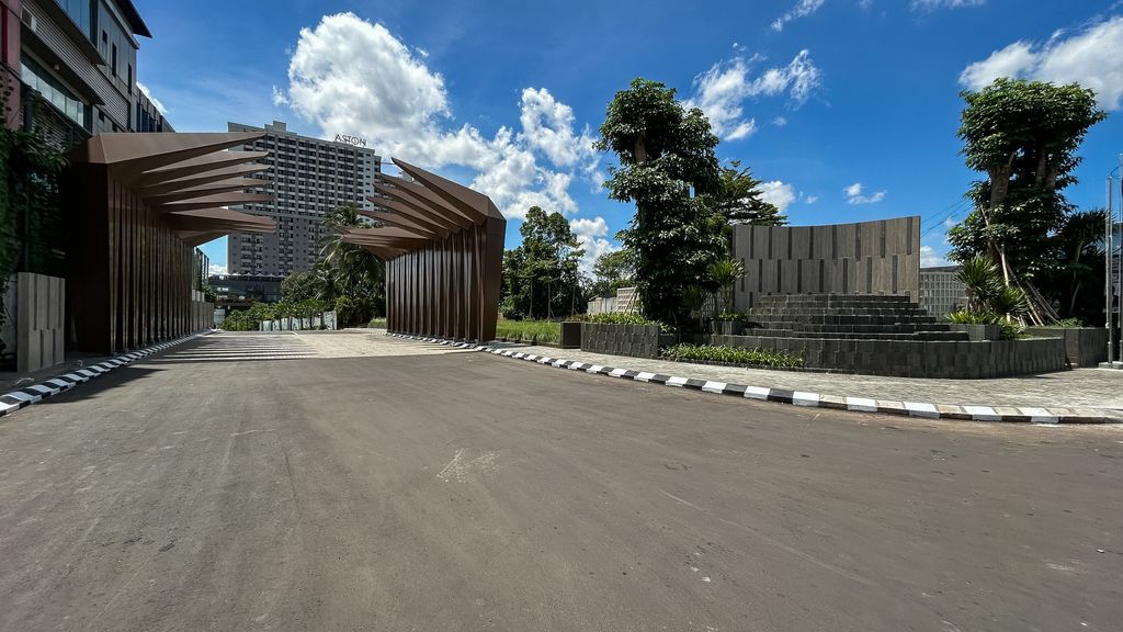 foto gerbang perumahan APARTEMEN ANWA RESIDENCE