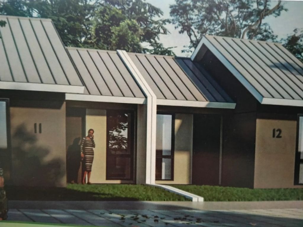 foto tampak rumah tipe 30 perumahan GARDENIA RAYA 3