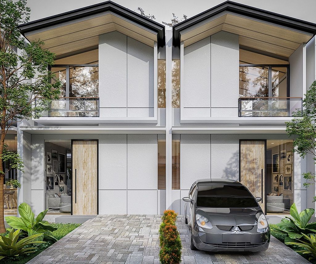foto tampak rumah tipe 1 (5x12) perumahan Cendana Icon