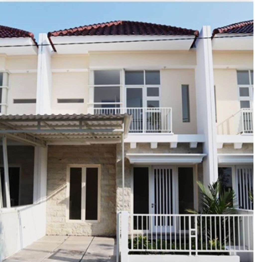 foto tampak rumah tipe 70/95 perumahan PERUM GREEN LAKE NATURAL LIVING