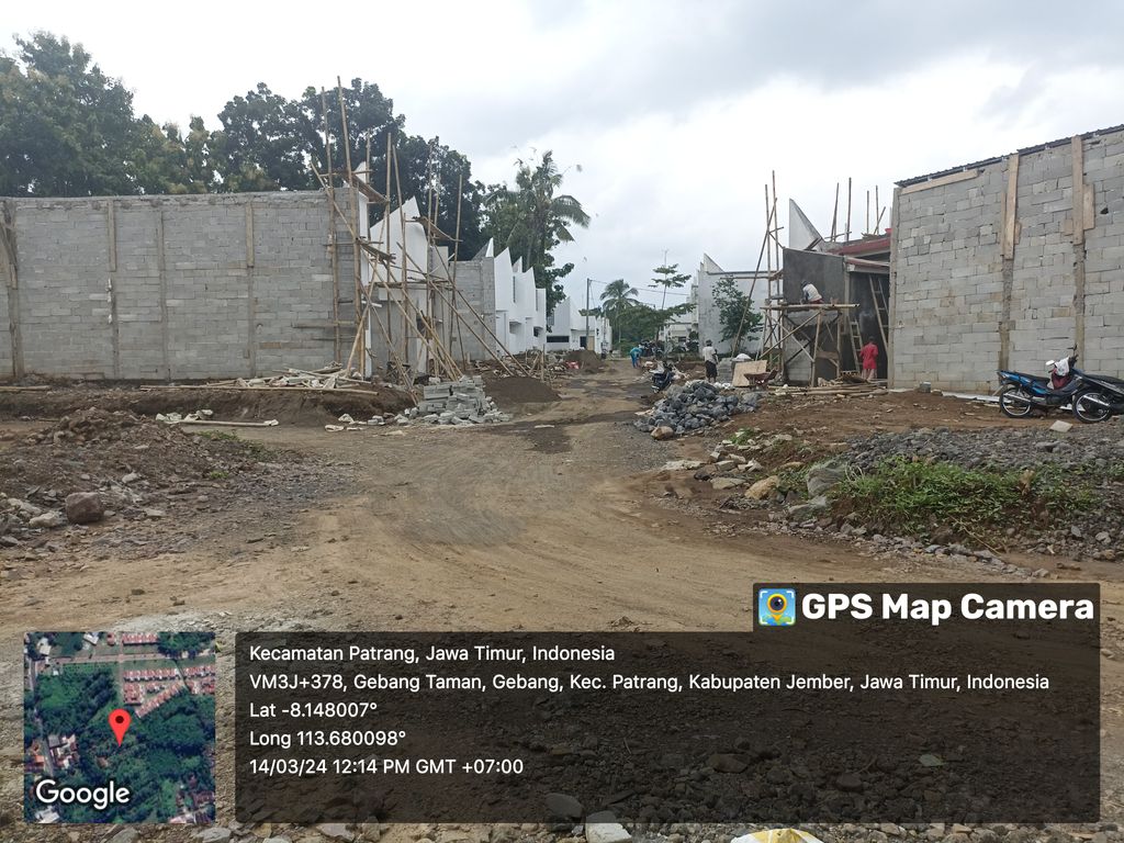 foto posisi tengah perumahan DIAMOND CITY 2