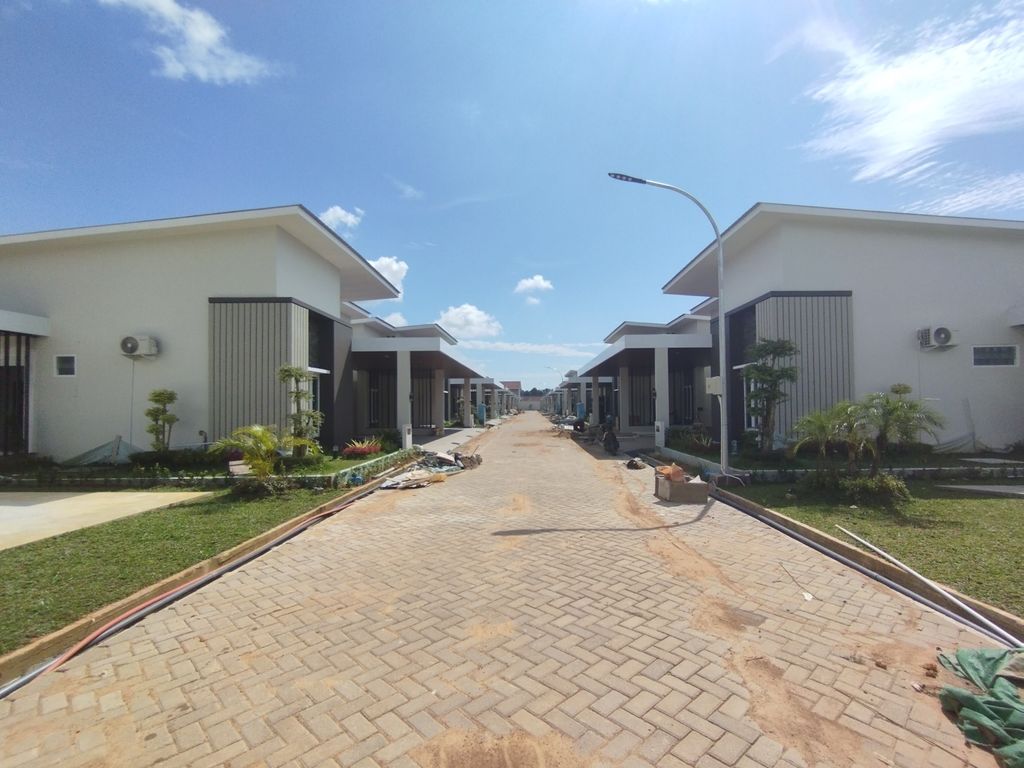 foto posisi tengah perumahan The Green Urbania