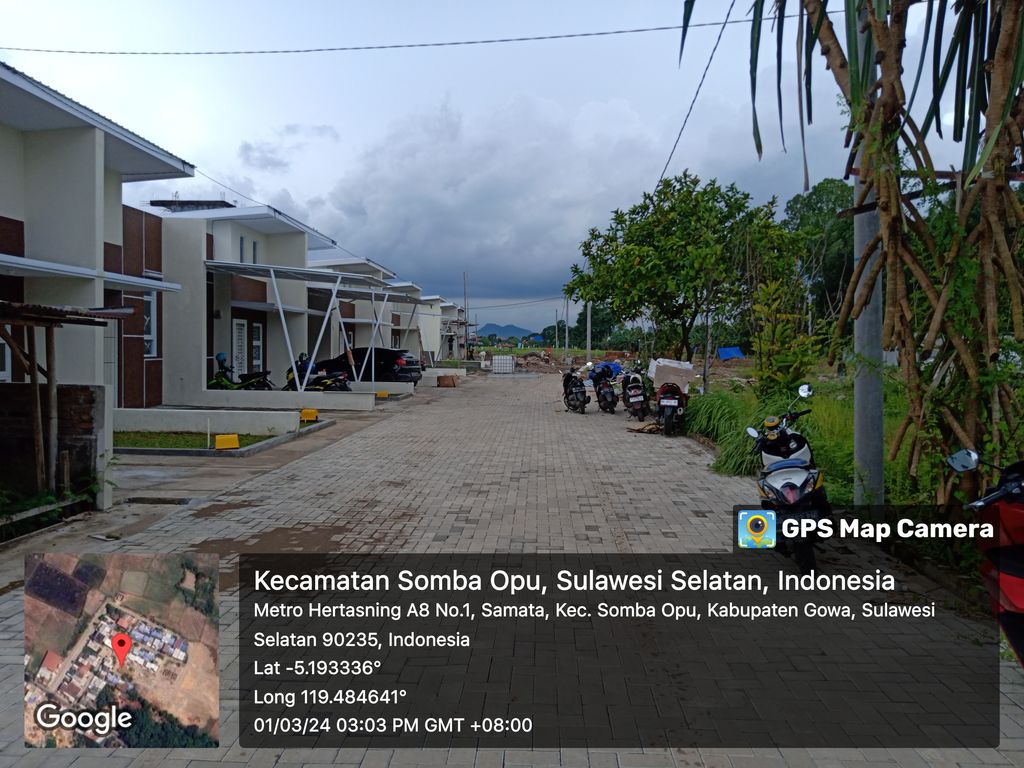 foto posisi tengah perumahan METRO HERTASNING
