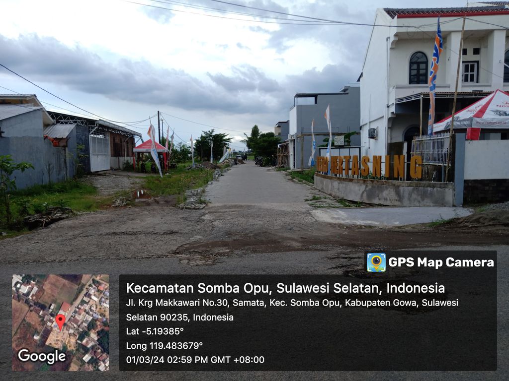 foto gerbang perumahan METRO HERTASNING