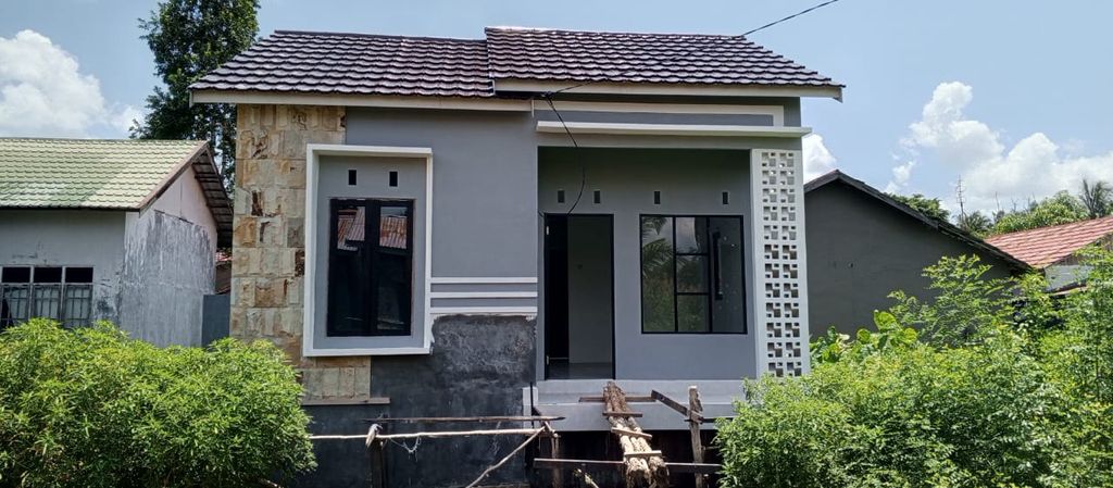foto tampak rumah tipe 36 perumahan PUTRI BUMI LESTARI
