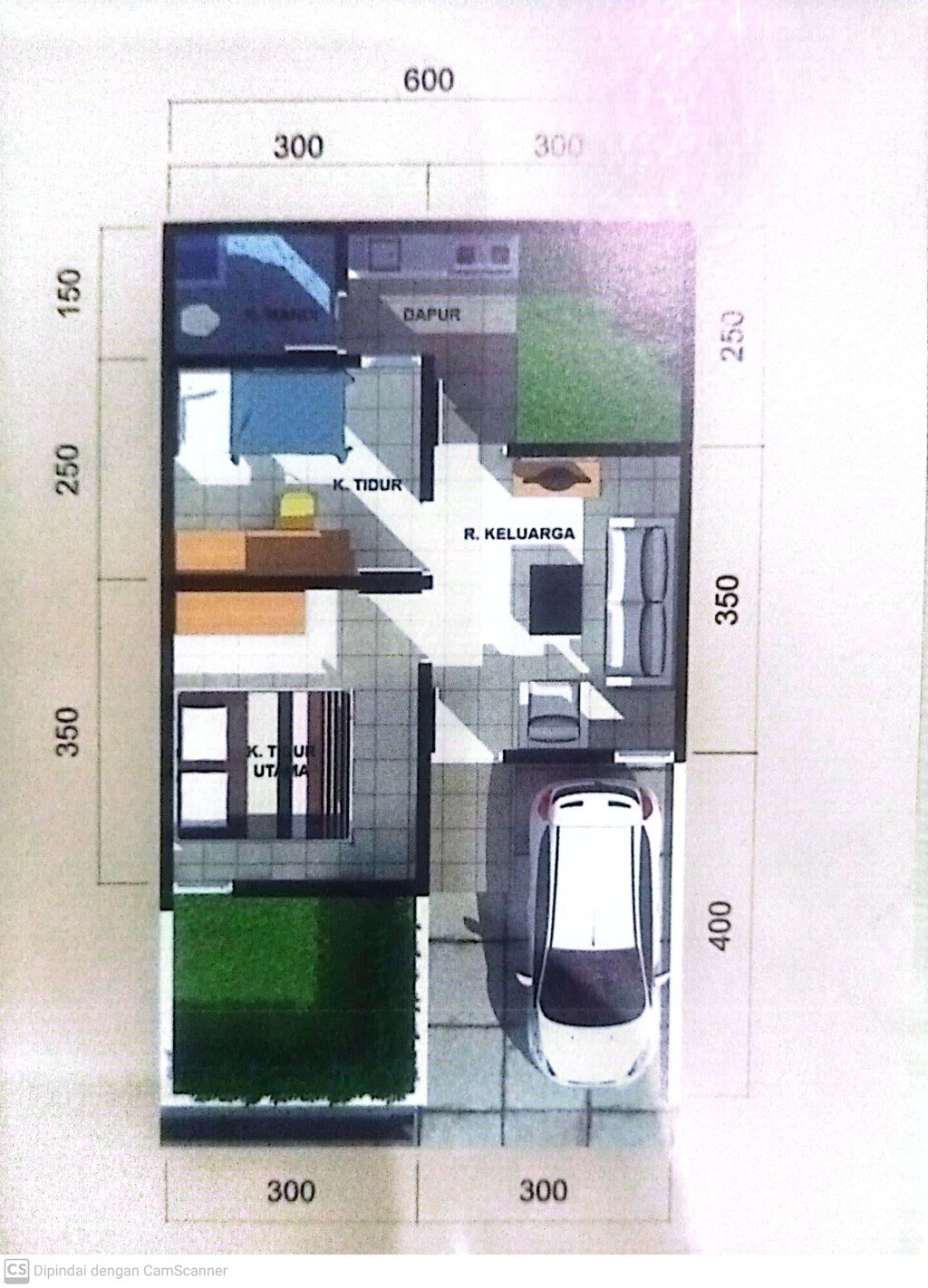foto denah rumah tipe SINDANGASIH REGENCY 2 perumahan Sindangasih Regency 2