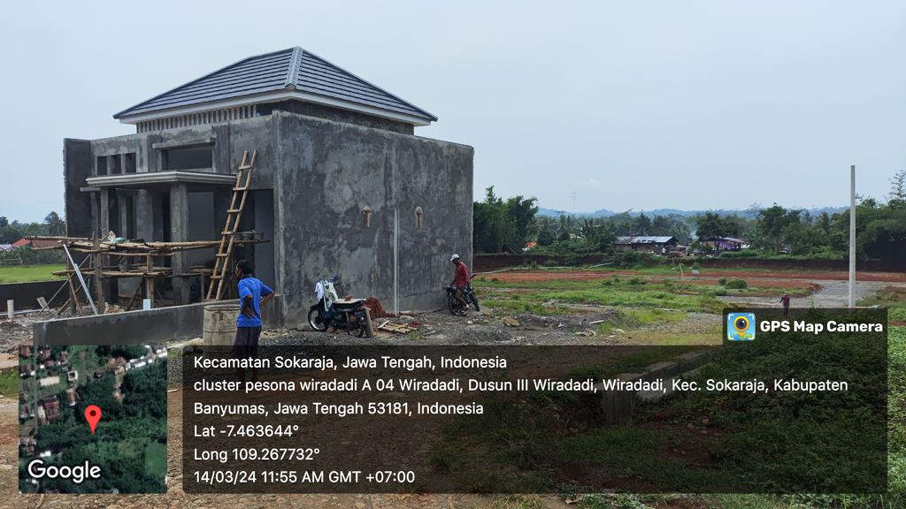 foto posisi tengah perumahan Graha Permata Wiradadi