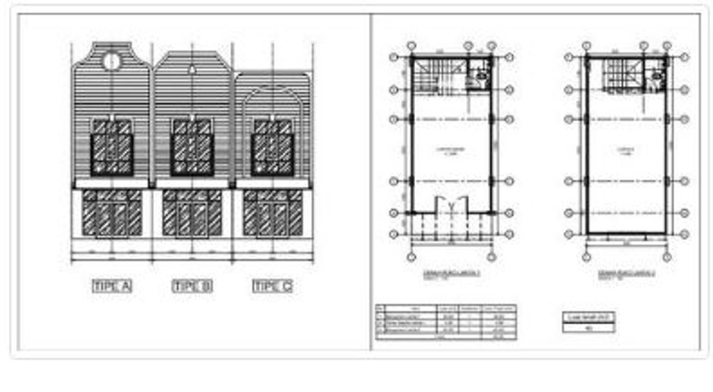 foto denah rumah tipe 40/54 perumahan Citra Swarna Riverside Tahap 2