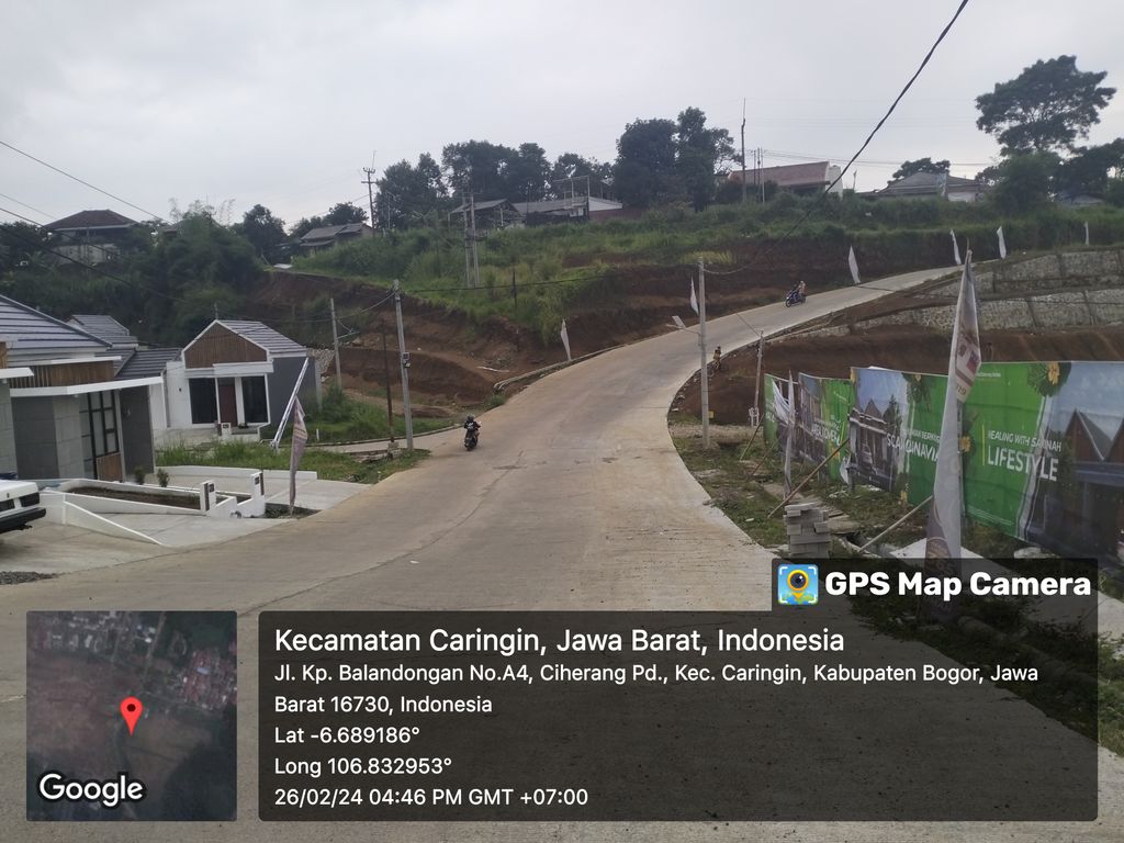 foto posisi tengah perumahan PERUMAHAN BALANDONGAN HILL