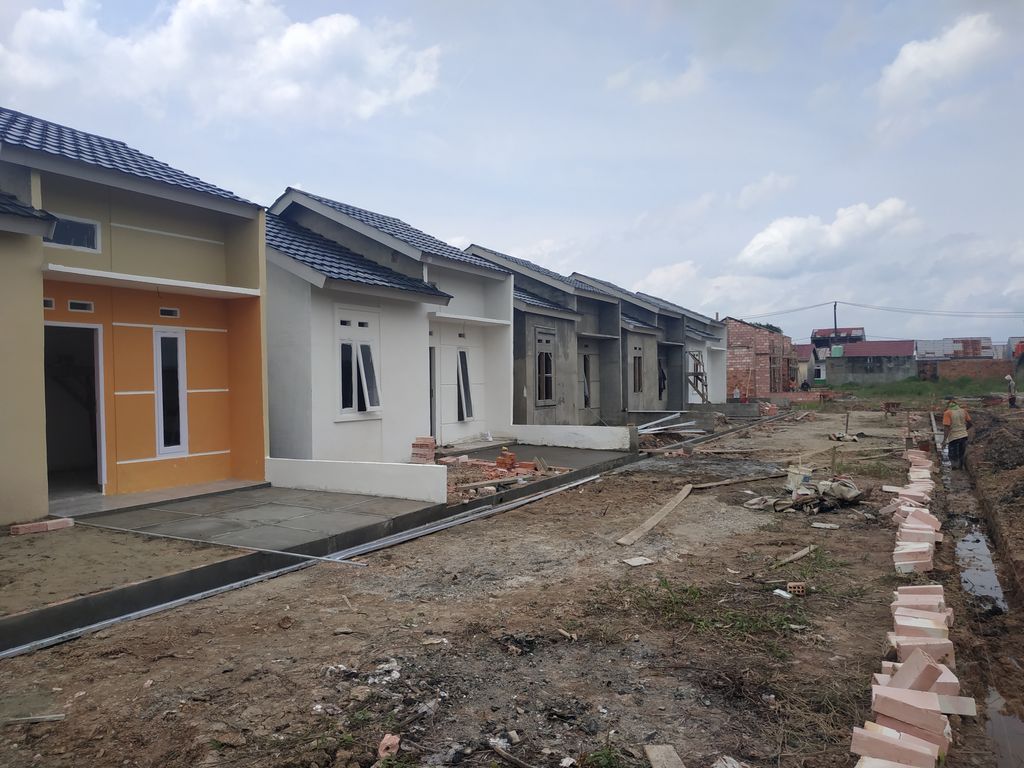 foto posisi tengah perumahan MAZAYA LAND
