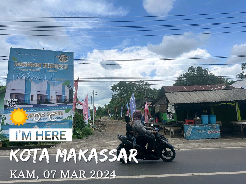 foto gerbang perumahan MAHARANI RESIDENCE
