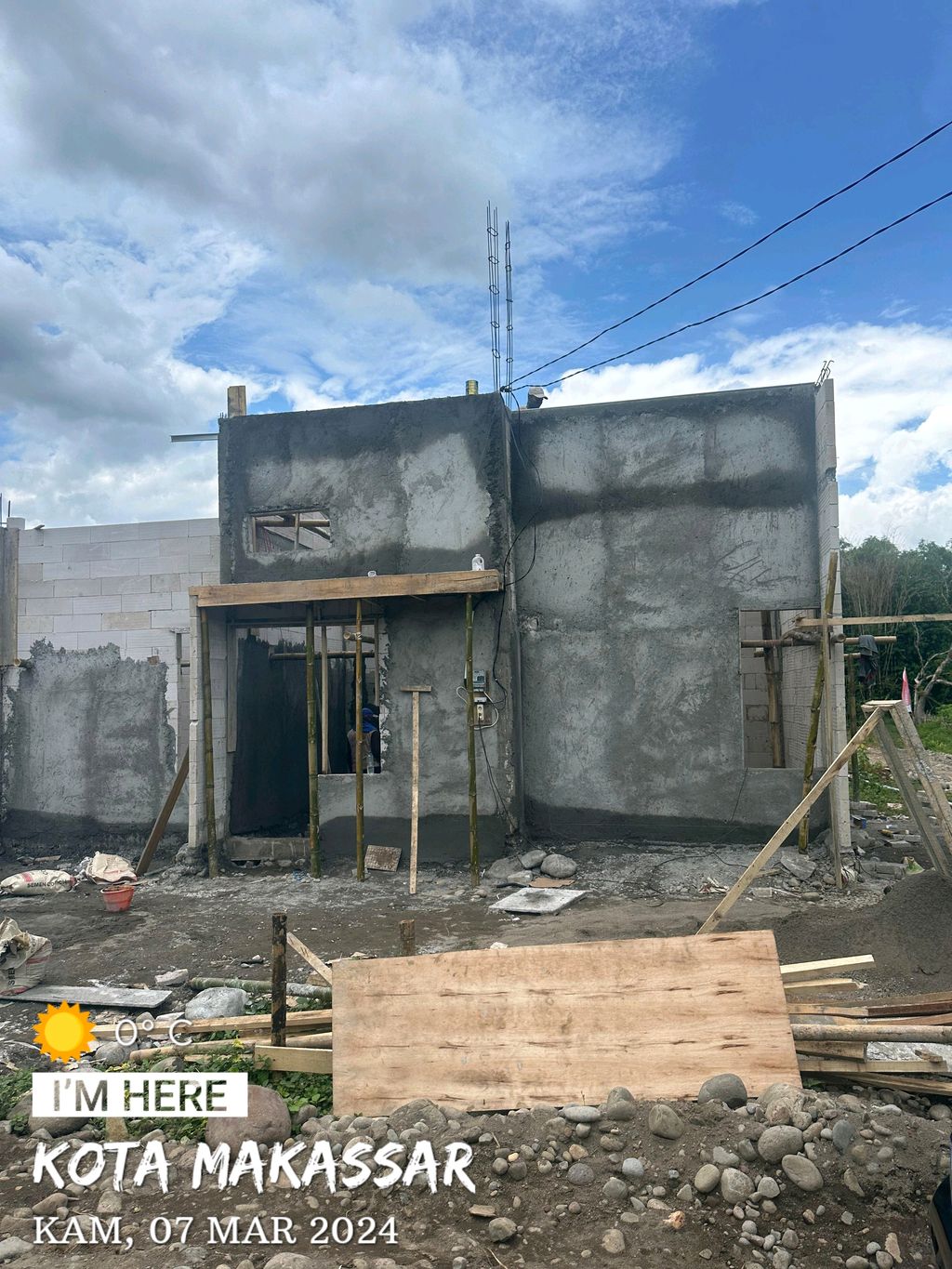foto posisi tengah perumahan MAHARANI RESIDENCE
