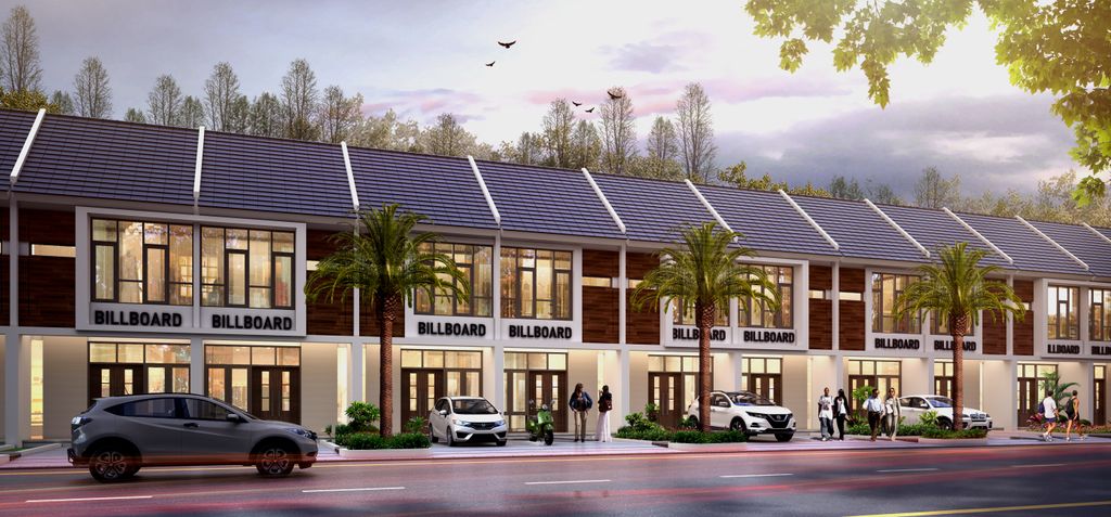 foto tampak rumah tipe RU 57/60 perumahan MODERNLAND CILEJIT-LINTANG